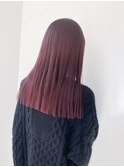 ブリーチなしのぱつっとカシスピンクベージュ【吉祥寺】