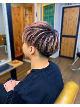 トルチェ(toRtue) ペールピンク　メンズショート