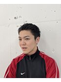 スキンフェードツイストスパイラルサイドパート