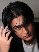 リップス 表参道店(LIPPS)&nbsp;ウルフマッシュ【黒髪センターパート】アップバング