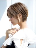 前髪ありショートボブ20代30代40代【AIN.表参道】川原大地