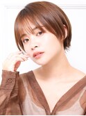 大人可愛い小顔美髪ツヤ髪大人ショートボブレイヤーカットA5