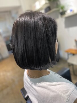 ツムグ 代官山店(TUMUGU) 大人可愛い前髪×艶髪×白髪ぼかしグレーベージュことりベージュ