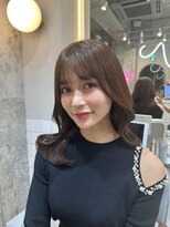 シーシンジュク 新宿南口(Sea shinjuku)&nbsp;ブリーチ無しグレージュ×顔まわりレイヤーカット髪質改善/新宿