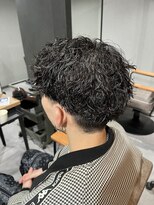 スウェル 柏店(Swell)&nbsp;ハイライト/マッシュパーマ/ウルフ/アッシュブラック/柏/MEN'S