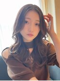 韓国レイヤー/韓国風/顔周り/髪質改善/黒髪/ブリーチなし 立川
