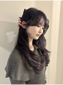 韓国風/レイヤー/前髪/小顔/顔まわり/透明感