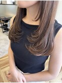 動きたっぷりレイヤーカット【三國麗奈】