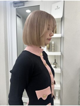 ガガ 心斎橋(GAGA) 韓国/ハイトーンカラー/ワンホンヘア/レイヤーカット/髪質改善