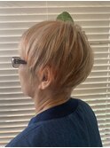 大人かっこいいハイライトショート