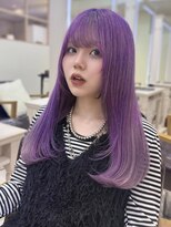 パープル バイオレット ブリーチ レイヤー honoca