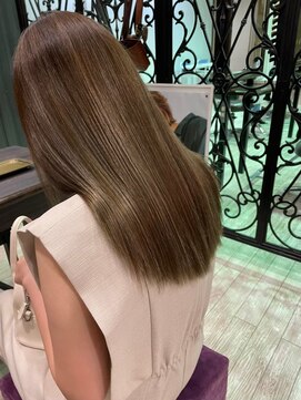 マイ ヘア デザイン 岡崎(MY hair design) 切りっぱなしボブ/エアリーロング/美髪/ピンクブラウン/岡崎