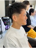 アップバングショート メンズカット メンズショート 短髪