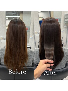 ヘアサロン ドットプラス 町田店(dot. plus) ナチュラルブラウン×髪質改善