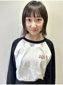 ぱつっと学生ボブ★