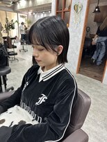 シールドヘアー 沖縄 新都心(C'LD Hair)&nbsp;那覇美容室/おもろまち美容室/ぱつっとボブ/切りっぱなしボブ