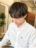 サーフカール/スパイキーショート/ブルーブラック/栄h22