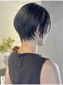 ボブウルフハッシュカットショートウルフボブ小顔カット