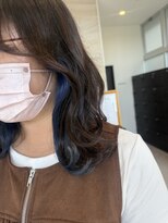 アース コアフュールボーテ 掛川店(EARTH coiffure beaute)&nbsp;イヤリングカラー／ブルー