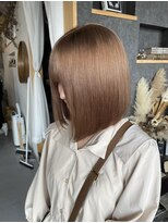 髪屋 紬 ミルクティーベージュ/マロンベージュ/ケアブリーチ/ブリーチ