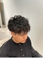 エムエイチザバーバー 本町(MH THE BARBER) 強め無造作パーマ