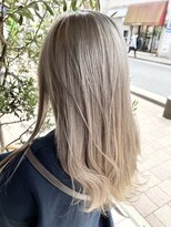 ネオリーブサイン 大森店(Neolive sign) 透明感◎ホワイトグレージュ ブリーチ1.5回 大森