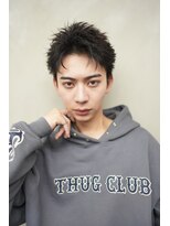 ニコ トウキョウ ロジック(nico TOKYO Logic) 刈り上げアップバングスパイキーショートパーマスパイラルパーマ