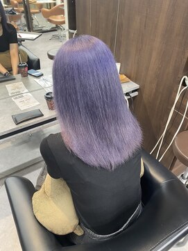 ソワンドブレスセルン 心斎橋(soin de brace cerne) ラベンダーカラー￥ブリーチ/ハイトーン/パープル/心斎橋/難波