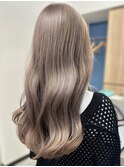 冬の韓国風ミルクティー◎ハイトーン艶髪レイヤー