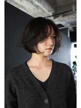 アフィナー 新宿(Afinar) ニュアンスショートボブ
