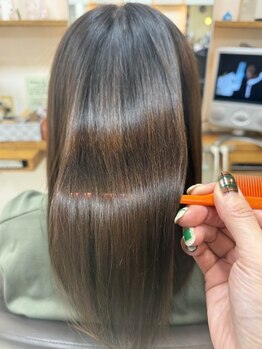 サロン ド アベニューの写真/遠方リピーター多数!独自選定の薬剤で叶える。悩み解消、髪質改善ストレート