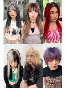 ネンドヘアー(nendo_hair)の写真/ハイトーンカラー/デザインカラー/ブリーチが得意な《nendo_hair》♪お洒落上級者も納得の仕上がりに☆
