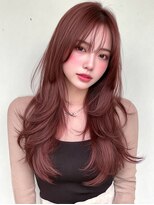 レア 新越谷(LEA)&nbsp;韓国風フェザーレイヤー × カシスピンク