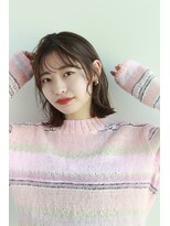 ヘアーアンドメイク エクリ 不動前店(Hair&Make equri)&nbsp;20代30代40代フェザーバングボブ