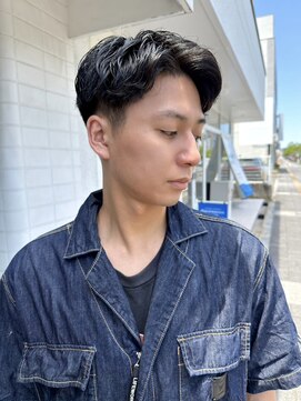 ナービス(NARVIS) メンズ/ニュアンスパーマ/フェードカット