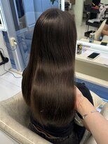 シーナ バイ マグ(siina. by Mag)&nbsp;ブリーチなしカラー髪質改善透明感オリーブグレージュ夏カラー