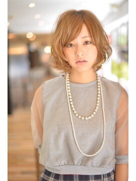 ケーツー心斎橋 クイーンズガーデン バイ ケーツー(K two QUEEN'S GARDEN by K two) 小顔カット×ゆるふわ☆ナチュラルウェーブ/心斎橋&難波&なんば