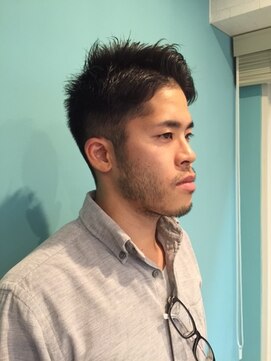 ヘアーアンドネイルサロンブルー(hair & nail salon BLUE) アップバングカジュアルショート