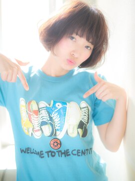 モッズ ヘア 福岡姪浜店(mod's hair) *mod's姪浜*…ラウンドバング♪でガーリーボブc