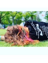 ロッキンヘアー(Rockin' hair)&nbsp;カラフルロング（インナーカラー）