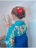 卒業式・着付けヘアセット☆
