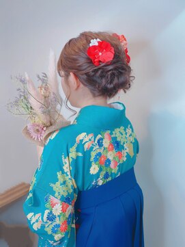 シーデン(C-den) 卒業式・着付けヘアセット☆