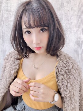 アン ビー(an B) 【anB】ゆる巻きやわらかボブ☆