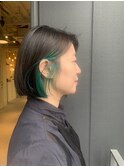 【恵比寿ro-ro】インナーカラー×ブルーグリーン