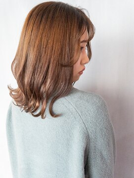 オースト ヘアー ステラ 新宿店(Aust hair Stella) ナチュラルハイライト×ミルクティーグレージュ　ヨシンモリ　K