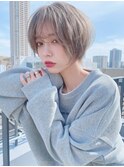 大人可愛いスウィングショート/透明感カラー