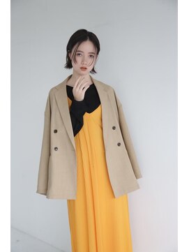 エヌ トーキョー(enu TOKYO) 自然にできるこなれミディ シースルーバング