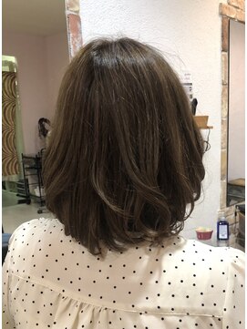 ドゥ スタイル 三国ヶ丘店(Duex Style) 【ブリーチONカラーで魅せる】　夏映え♪　透明感ベージュ