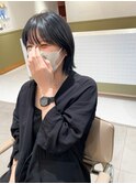【emme×石崎】ネイビー×ショート