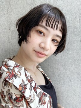 アイティーバイアルバム 松戸店(IT by ALBUM) レトロボブ_グレージュカラーボブウルフココアベージュ_78727